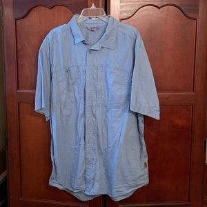 Gander Mountain 2xl Guide Series blue short sleeve shirt